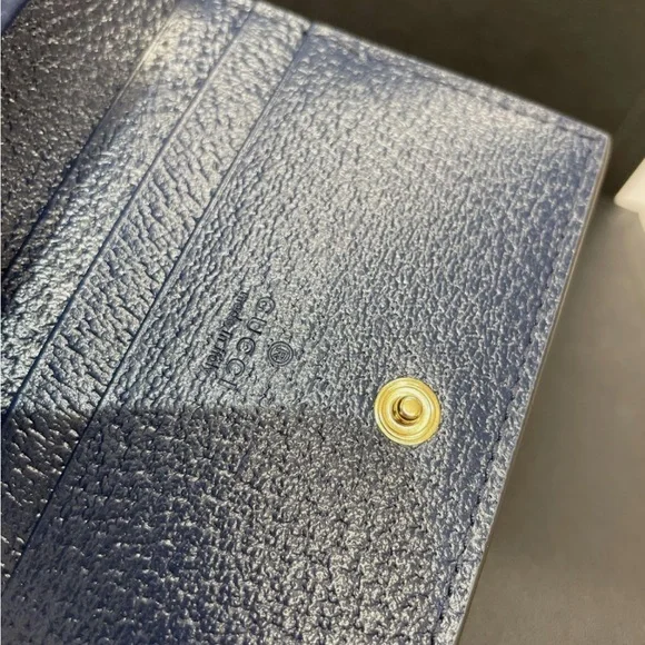 Gucci GG Centennial Kaleidescope Bi-Fold Wallet 676297 Blue - Picture 9 of 10